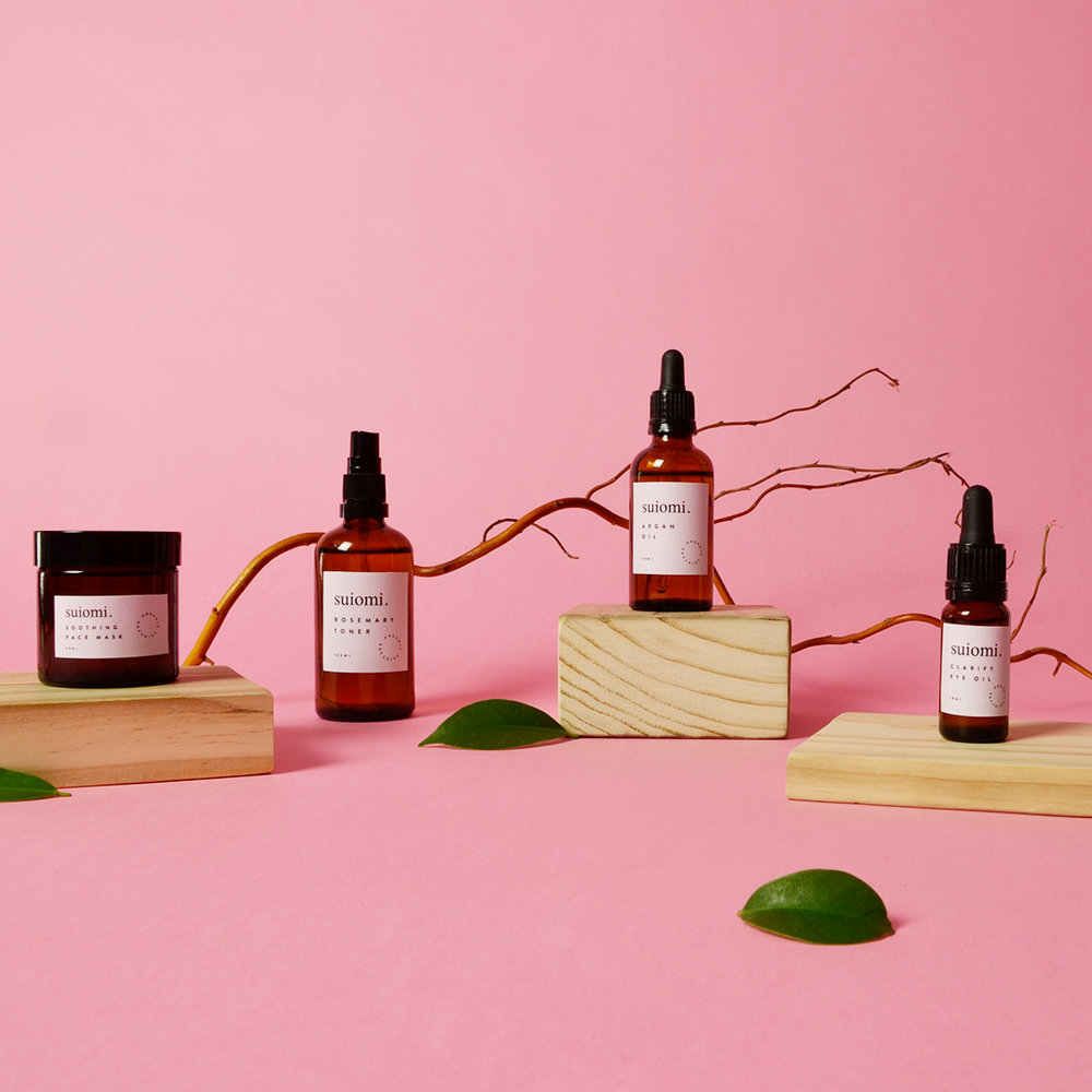 Suiomi Organics Cosmetic Branding and Packaging Design World Brand